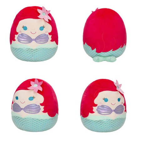 SQUISHMALLOWS Disney Princess ARIEL, pluszak, 20 cm