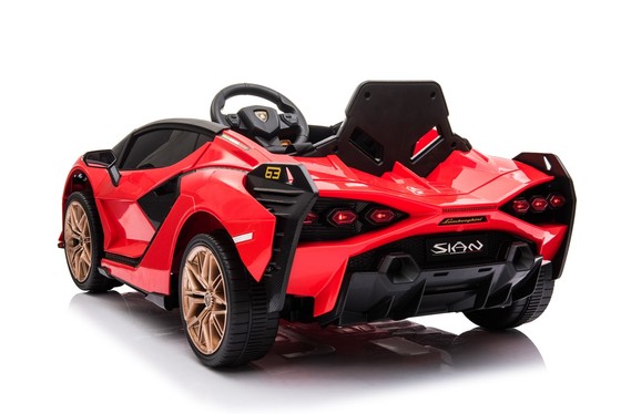 Lamborghini SIAN na akumulator dla dzieci Czerwony + Pilot + EVA + Wolny Start + Audio LED