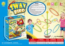 Gra zręcznościowa Bujany Ptaszek dla dzieci 3+ Rzucanie obręczami + Trafianie do celu