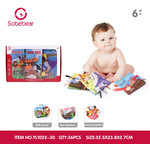 Zestaw Trzech Książeczek Sensorycznych Dla Najmłodszych