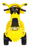 Motorek Trójkołowy BJX-088 elektryczny dla najmłodszych Żółty + Dźwięki + Światła