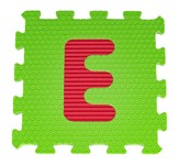 Mata Sensoryczna z 26 Puzzli Alfabet dla dzieci 10m+ Wyjmowane litery + Pianka EVA + Różne faktury