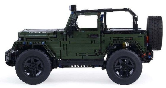 Zestaw Klocków Auto Terenowe, off-road 2078el. Zielone