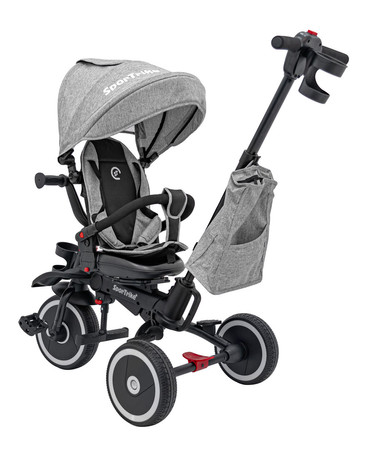 Rowerek Trzykołowy RIDER Szary SPORTRIKE