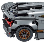 Zestaw Klocków Autko Sportowe Szare 1512el.