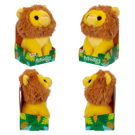 RUSS PetooTies Pets Jungle Friends Seria 16, Mikah, pluszak, 10 cm