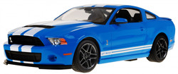 Ford Shelby Mustang GT500 niebieski RASTAR model 1:14 Zdalnie sterowane auto + pilot