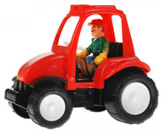 Farma dla dzieci 3+ zestaw figurek 18 el. + Stodoła z dźwiękami + Traktor + 4-osobowa Rodzina + Zwierzęta