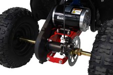 Quad HIPERFECT na akumulator Czerwony 35km/h + Silnik bezszczotkowy 1000W + Koła pompowane + Regulacja siedzenia