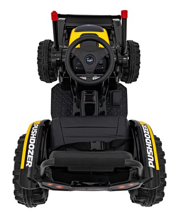 Koparka Traktor na akumulator dla dzieci Żółty + Ruchome Ramię Łyżka + Pilot + Wolny Start + Radio FM + LED