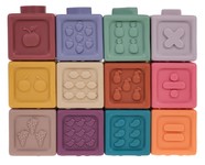 Zestaw Kostek Sensorycznych Liczby 12el.