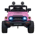 Toyota FJ Cruiser dla dzieci Różowy + Pilot + Napęd 4x4 + Audio LED + EVA + Wolny Start
