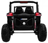 Buggy SuperStar dla dzieci Czarny + MP4 + Napęd 4x4 + Pilot + Bagażnik + LED + Blokada drzwi