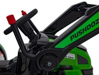 Koparka Traktor na akumulator dla dzieci Zielony + Ruchome Ramię Łyżka + Pilot + Wolny Start + Radio FM + LED