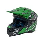 Kask Motocyklowy Enduro Zielony L