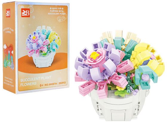 Zestaw Klocków Kwiaty 253el.