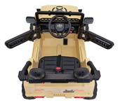 Toyota FJ Cruiser dla dzieci Beżowy + Pilot + Napęd 4x4 + Audio LED + EVA + Wolny Start
