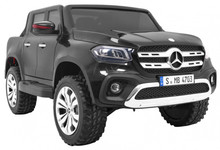 Mercedes Benz X-Class dla dzieci Czarny + Pilot + Napęd 4x4 + MP4 + Bagażnik + LED + EVA