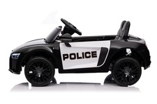 Audi R8 Policja na akumulator dla dzieci + Pilot + EVA + Wolny Start + MP3 LED