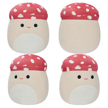 SQUISHMALLOWS, pluszak, 35 cm (Malcolm - Red Spotted Mushroom)