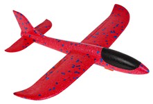 Styropianowy Samolot z Ręczną Wyrzutnią Czerwony