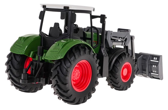 Zielony Traktor ze Spychem