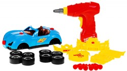 Skręcane Autko Wyścigówka Wkrętarka