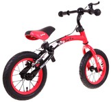 Rowerek biegowy dla dzieci Boomerang SporTrike Czerwony Nauki jazdy + Zmienny układ ramy
