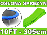 Kołnierz ochronny na sprężyny SkyRamiz Zielony do trampoliny ogrodowej 305cm/10FT