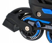 Zestaw 4w1 Rolki Wrotki Łyżwy dla dzieci Rozmiar 39-43 Niebieski