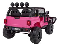 Auto terenowe OFF-ROAD 3.0 dla dzieci Różowy + Pilot + Wolny Start + Pasy + Audio LED