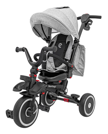 Rowerek Trzykołowy RIDER Szary SPORTRIKE