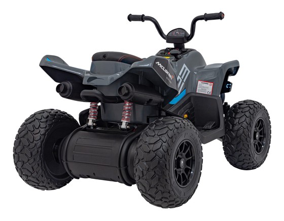 Quad McLaren Racing MCL 35 dla dzieci Szary + Pilot + Wolny Start + EVA + Audio LED