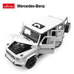 Autko Metalowe 1/32 Mercedes-Benz AMG G63 z Dźwiękiem Białe RASTAR