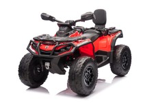 Quad Can Am Outlander ATV z Pilotem Czerwony