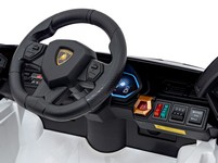 Lamborghini SIAN na akumulator dla dzieci Biały + Pilot + EVA + Wolny Start + Audio LED