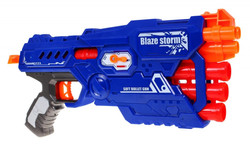 6-lufowy Karabin dla dzieci 8+ Blaze Storm 10 długich Pocisków z pianki + Ręczny mechanizm