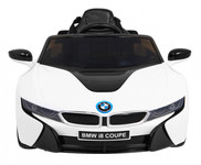 BMW I8 Lift Auto na akumulator Biały + Pilot + Wolny Start + 3-pkt pasy + MP3 USB + LED