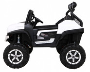 Mercedes Benz Unimog dla dzieci Biały + Napęd 4x4 + Pilot + Bagażnik + Wolny Start + MP3 LED