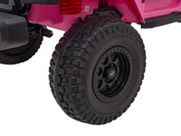 Auto terenowe OFF-ROAD 3.0 dla dzieci Różowy + Pilot + Wolny Start + Pasy + Audio LED