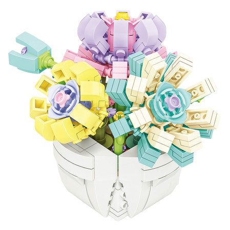 Zestaw Klocków Kwiaty 253el.