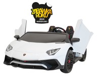 Pojazd Lamborghini Aventador SV Biały
