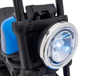 Motorek Chopper FASTER na akumulator dla dzieci Niebieski + Radio FM + Panel audio + LED