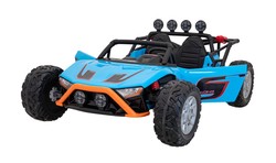 Auto Buggy Racing 5 na akumulator dla dzieci Niebieski + Silniki 2x200W + Pilot + Audio LED + Wolny Start