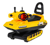 Jeździk Pchaczyk Czołg dla dzieci + Armata strzelająca + Obrotowa wieża + Klakson + Schowek Nocnik + 2 Piłki