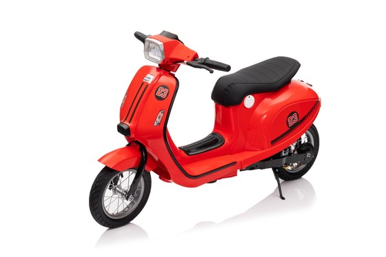 Pojazd Skuter Retro 23 Czerwony
