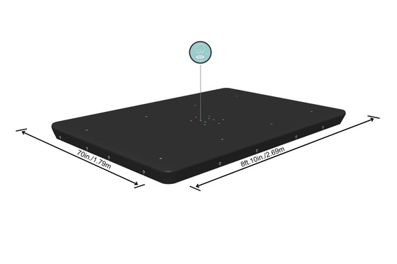 Pokrywa Na Basen PowerSteel 9,3Ft BESTWAY