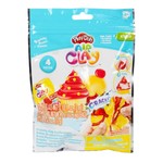 PLAY-DOH Air Clay Cupcake Donut Macaroon, zabawka kreatywna (NIEBIESKA)