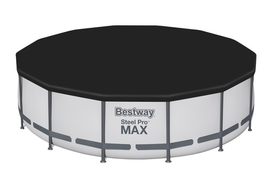 Basen stelażowy Steel Pro MAX 427x107 Szary 14FT BESTWAY 5w1 + Akcesoria