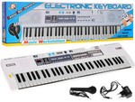Biały Keyboard dla dzieci 5+ Mikrofon + Nagrywanie + Głośniki Stereo - model nr 008